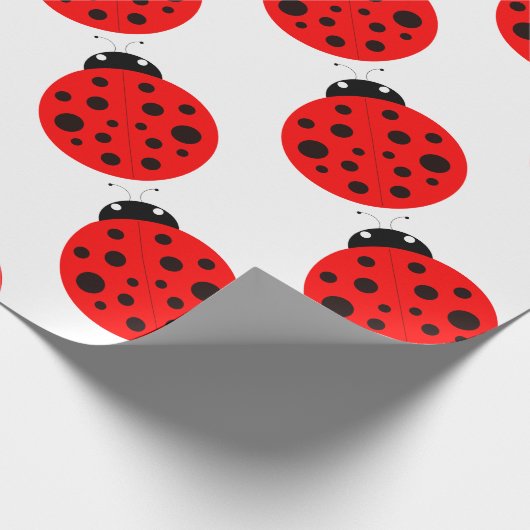 Ladybug Pattern Cadeaupapier (Hoek)