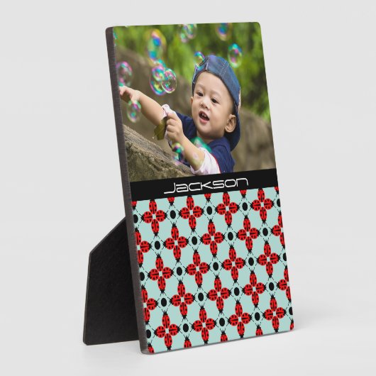 Ladybug Pattern Fotoplaat (Zijkant)