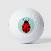 Ladybug Pattern Golfballen (Voorkant)