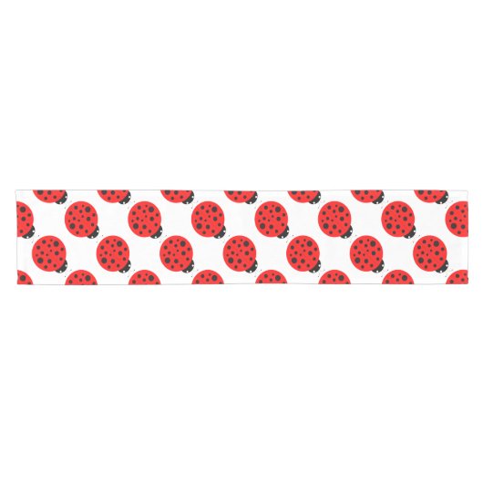 Ladybug Pattern Korte Tafelloper (Horizontaal)