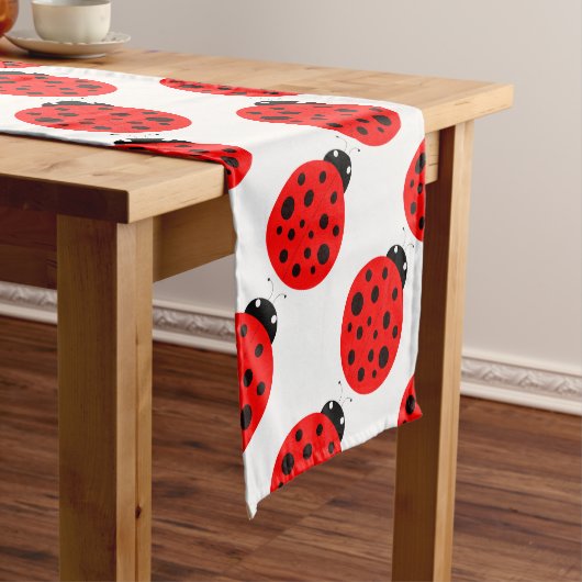 Ladybug Pattern Korte Tafelloper (Voorbeeld)