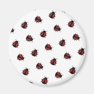 Ladybug Pattern Magneet