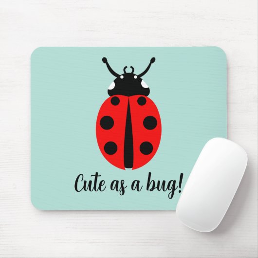 Ladybug Pattern Muismat (Met muis)