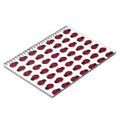 Ladybug Pattern Notitieboek (Linkerzijde)