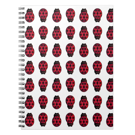 Ladybug Pattern Notitieboek (Voorkant)