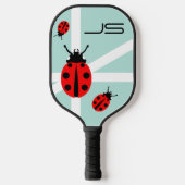 Ladybug Pattern Pickleball Paddle (Voorkant)