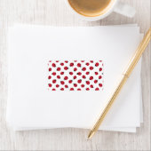 Ladybug Pattern Print Return Address Label (Insitu)