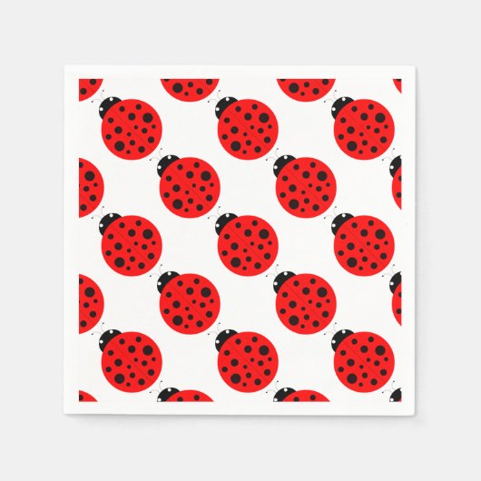 Ladybug Pattern Servet (Voorkant)