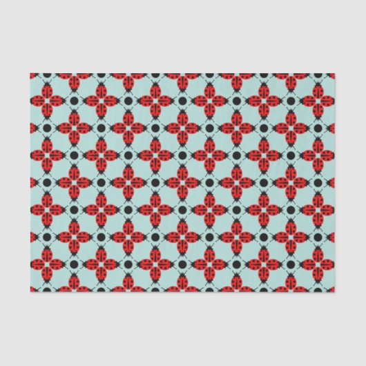 Ladybug Pattern Tissuepapier (Voorkant)