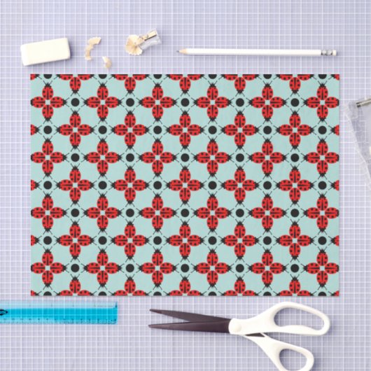 Ladybug Pattern Tissuepapier (Craft)