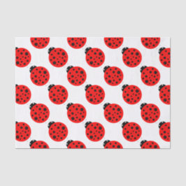 Ladybug Pattern Tissuepapier