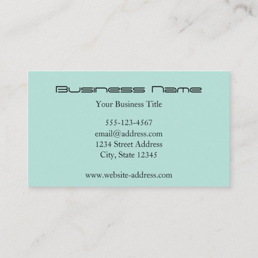 Ladybug Pattern Visitekaartje (Achterkant)