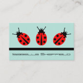Ladybug Pattern Visitekaartje (Voorkant)