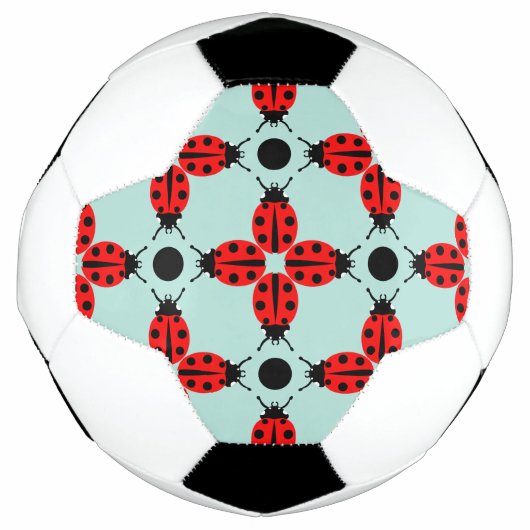 Ladybug Pattern Voetbal (Voorkant)