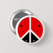 Ladybug Peace Button (Voorkant /achterkant)