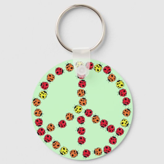 Ladybug Peace Sleutelhanger (Voorkant)
