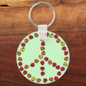 Ladybug Peace Sleutelhanger (Voorkant)
