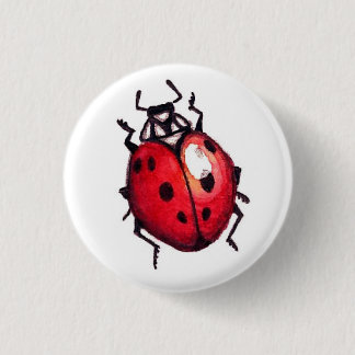 Ladybug-pen Ronde Button 3,2 Cm