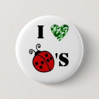 Ladybug-pen Ronde Button 5,7 Cm