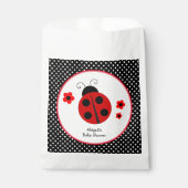 Ladybug Polka Dot Baby shower Bedankzakje (Voorkant)