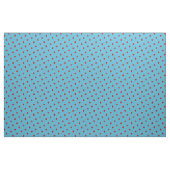 Ladybug Polka Dot Pattern op Blue Stof (Yard (91,4 cm))