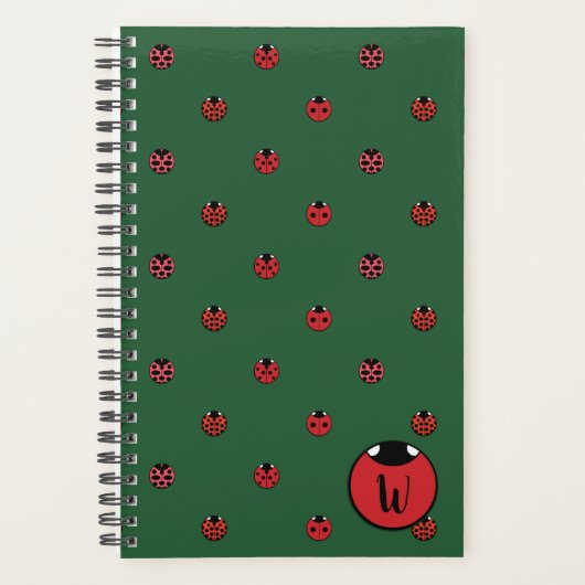 Ladybug Polka Dots Planner (Voorkant)