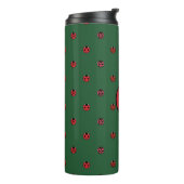 Ladybug Polka Dots Thermische Tumbler Thermosbeker (Gedraaid links)