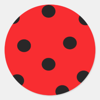Ladybug Print Sticker