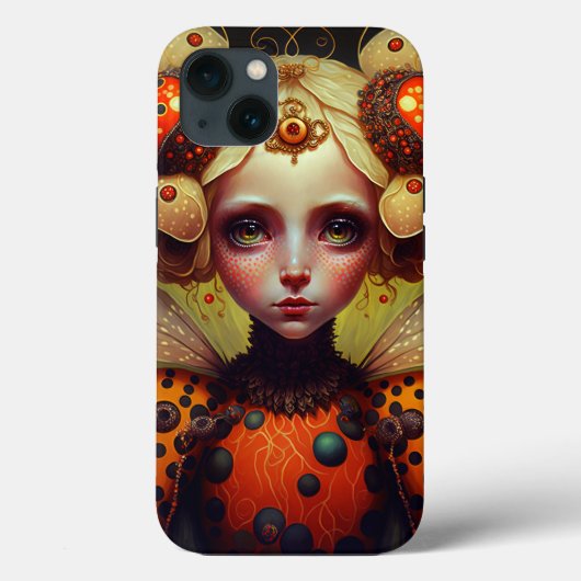 Ladybug Queen 2 Cute Fantasy Art Case-Mate iPhone Case (Achterkant)