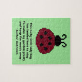 Ladybug Quote Puzzle Legpuzzel (Horizontaal)