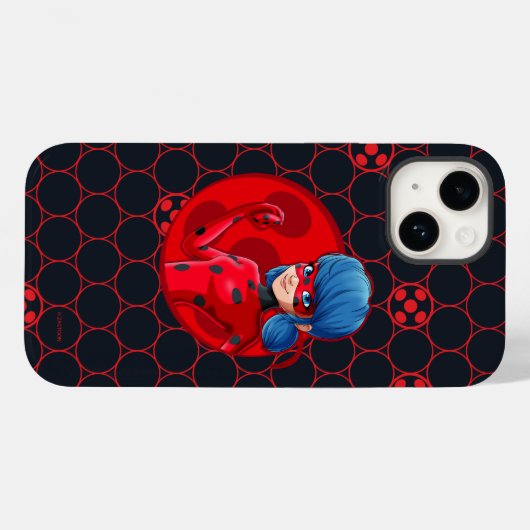 Ladybug Red Badge Case-Mate iPhone Case (Achterkant (horizontaal))
