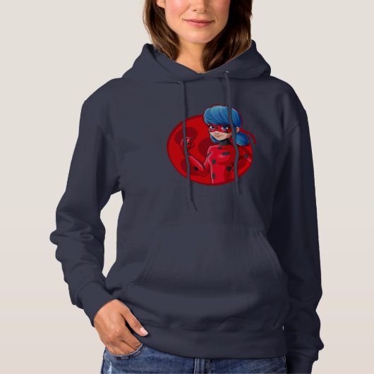 Ladybug Red Badge Hoodie (Voorkant)