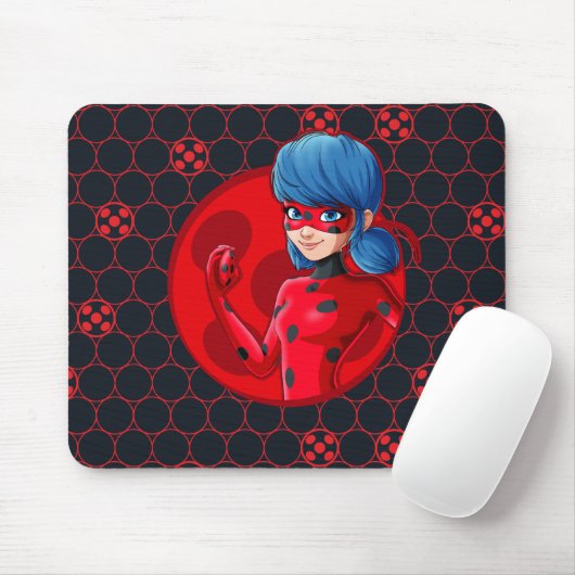 Ladybug Red Badge Muismat (Met muis)