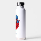 Ladybug Red Badge Waterfles (Links)