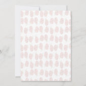 Ladybug Red Roses Baby shower Uitnodiging (Achterkant)