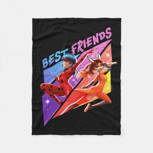 Ladybug & Rena Rouge | Beste vrienden Fleece Deken (Voorkant)