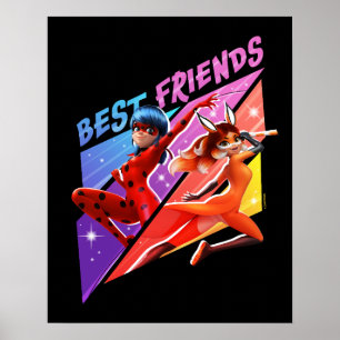 Ladybug & Rena Rouge   Beste vrienden Poster