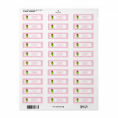 Ladybug Return Address Label (Full Sheet)