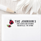 Ladybug Return Address Label (Insitu)