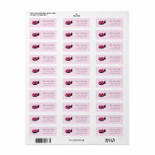 Ladybug Return Address Labels (Full Sheet)