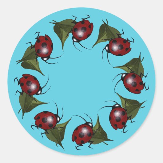 Ladybug Ring Stickers (Voorkant)