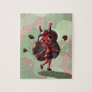 Ladybug Robot Girl Puzzle Legpuzzel