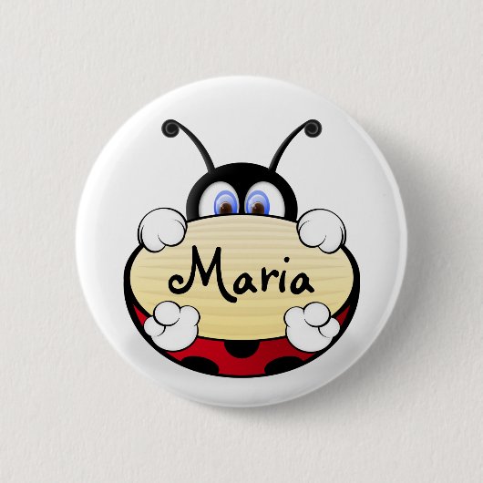 Ladybug Ronde Button 5,7 Cm (Voorkant)