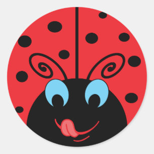 Ladybug Ronde Sticker