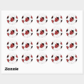Ladybug Ronde Sticker (Vel)