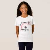 Ladybug roos t-shirt (Voorkant volledig)
