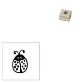 Ladybug Rubber Stamp Rubberstempel (Gestempeld)