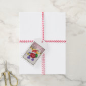 Ladybug Santa gift label Cadeaulabel (Met Touw)
