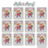 Ladybug Santa Stickers (Devant)