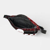 Ladybug scintille rouge motif blanc personnalisé M (Ouvrir)